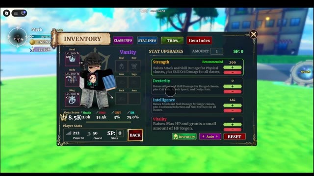Cursed King Stat Upgrades Strength recommended in Dungeon Lootr