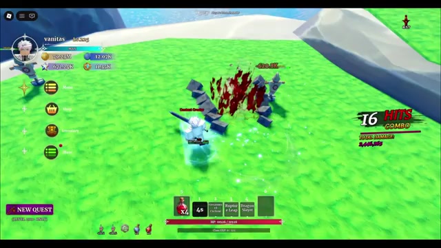 Dragon Slayer class equipped in Classes menu in Dungeon Lootr