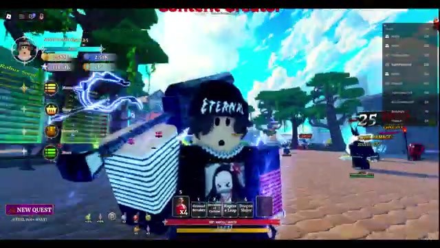 Dragon Slayer hub hotbar greatsword combat in Dungeon Lootr