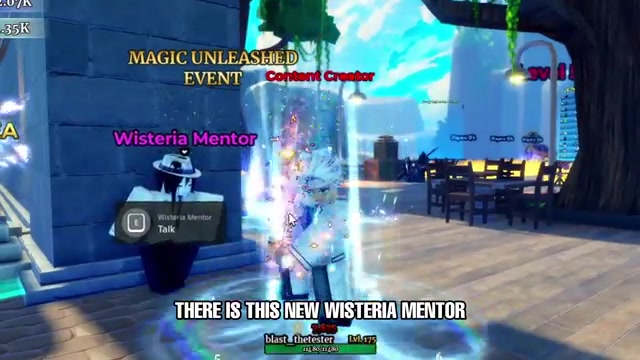 Wisteria Mentor NPC for free Lone Crescent path in Dungeon Lootr
