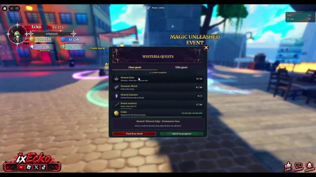 Second-creator corroboration still for free Lone Crescent / Wisteria Edge path in Dungeon Lootr