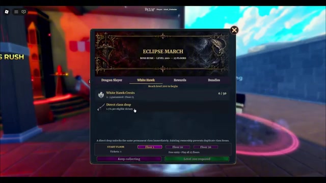 Eclipse March White Hawk tab in Dungeon Lootr